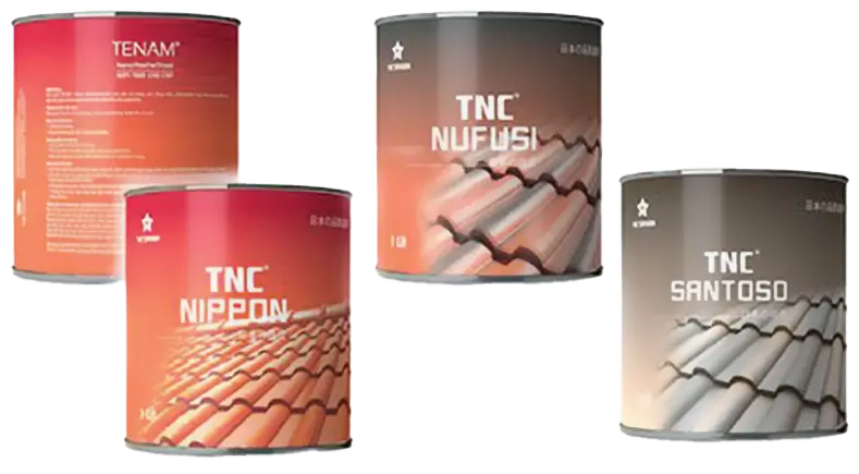 Sơn TENAM - Sơn ngói TNC công nghệ Nano Silicon siêu bền màu 4 tnc tenam son ngoi mau